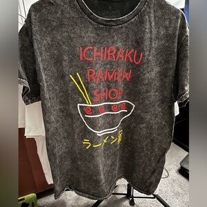 Ichiraku Ramen Shop Graphic T-Shirt - Black